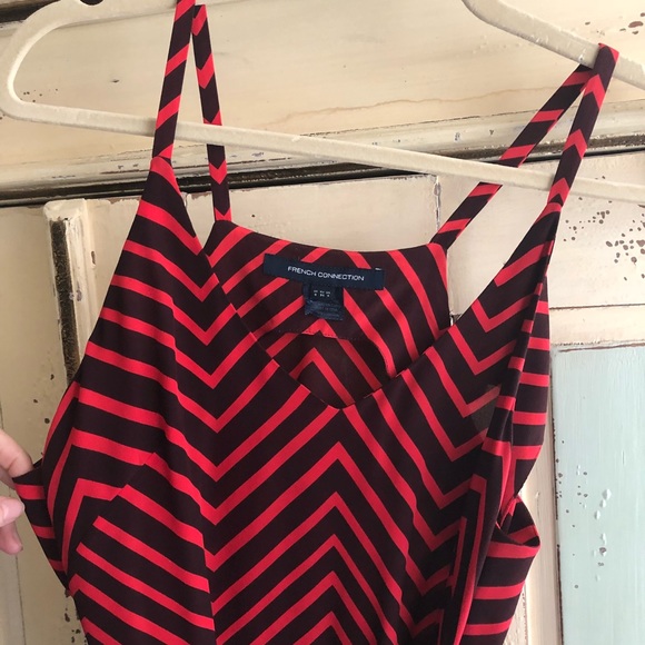 French Connection Chevron Ziggy Silk Maxi Dress - Picture 5 of 8